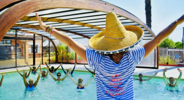Camping l'Air Marin, Book Campingplads Hoteller i Vias Plage med pool, Swimmingpool