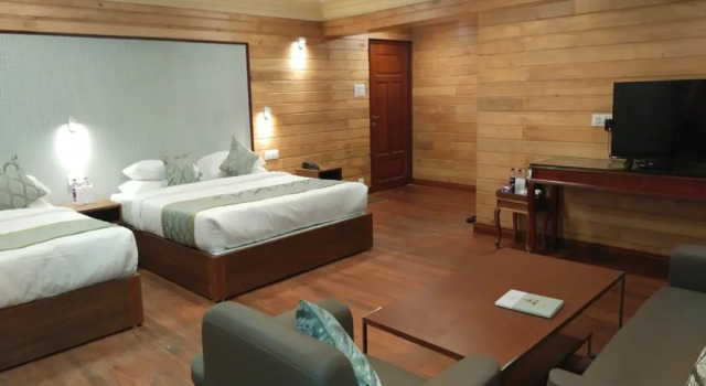 Семейный номер Luxury с балконом Udaan Dekeling Resort Darjeeling