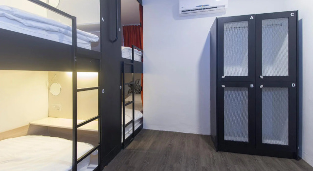 Кровать в общем номере Kitez Hotel & Bunkz - Hostel