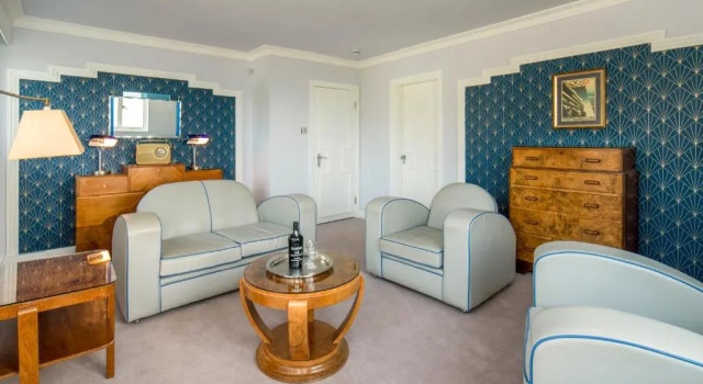Люкс с видом на море Burgh Island Hotel