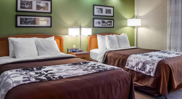 Четырёхместный люкс Sleep Inn & Suites Bensalem