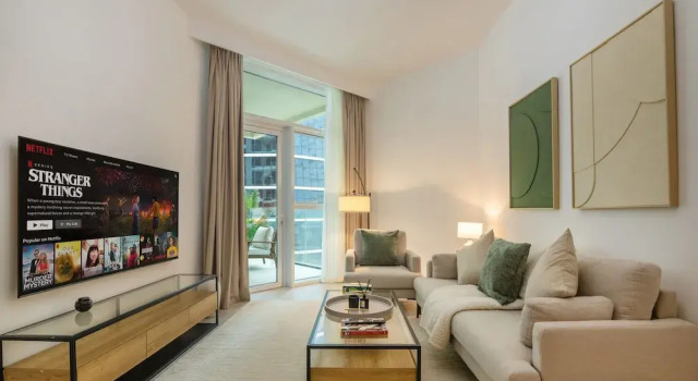 1BR at Urban Oasis close to Burj Khalifa, Забронировать Апартаменты/квартира Отели Эмирата Дубая с парковкой, рядом с Al Wajeha Al Maeyah Marine Transport Station, Парковка