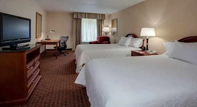 Четырёхместный номер Premium Hilton Garden Inn Cleveland Airport