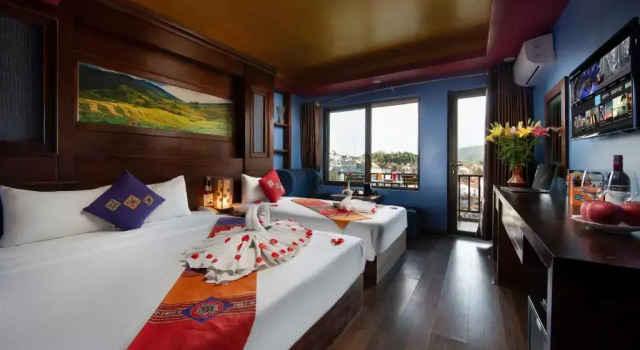 Семейный номер Standard с видом на горы Sapa Sweet Time Hotel