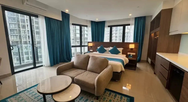 Номер Deluxe с балконом Haywood Hilltop Wellness Living