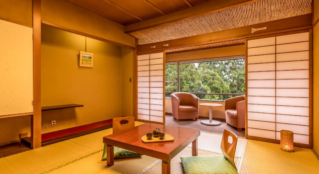 Трёхместный номер Standard Ooedo Onsen Monogatari Premium Yamanaka Grand Hotel