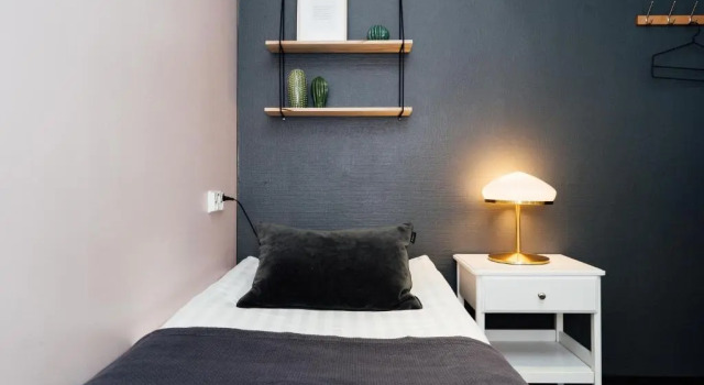 Одноместный номер Budget without window The Yard Hostel