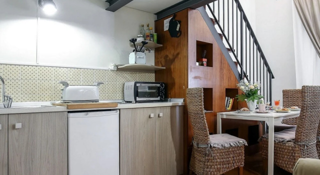 Номер Deluxe Дуплекс с 2 комнатами с балконом и с видом на город Corte Segreta Apartments