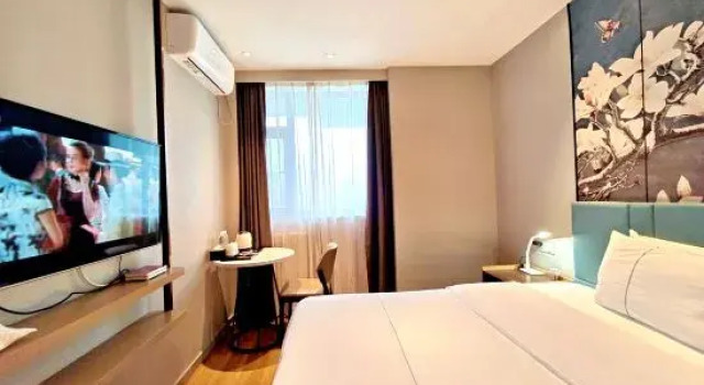 Двухместный номер Standard с видом на улицу Jinjiang Inn Xi'An Bell Tower Luomashi