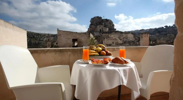 Junior-Suite mit Balkon Caveoso Hotel