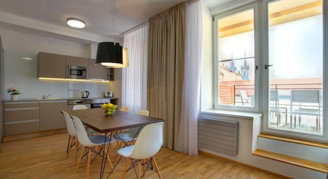 Residence Rybna 9- Old Town, Забронировать Отель Отели Праги 4 звезды, рядом с Mozart Dinner Prague, 4*