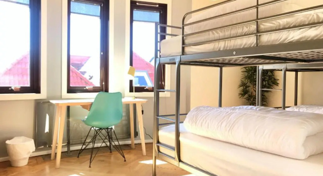 Кровать в общем номере (женский номер) City Hostel Bergen