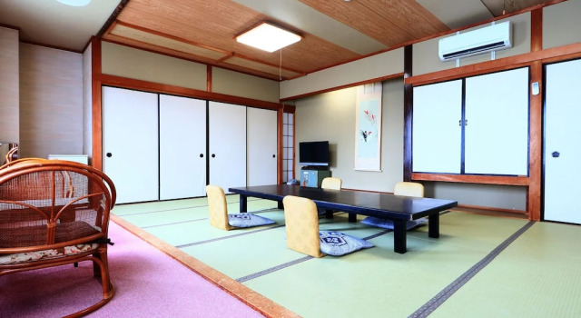 Номер Standard с красивым видом из окна Toushijima Onsen Suzunami