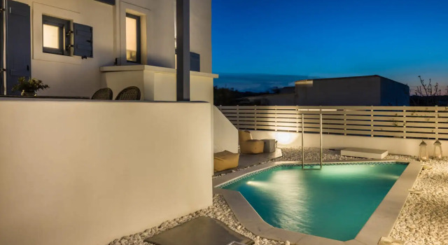 Pebble Summer House, Reserva ahora Hotel Hoteles en Kampos con piscina, Piscina