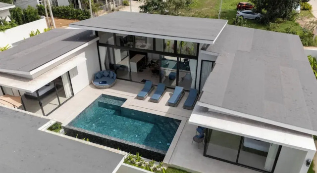 3BR Pool Villa withBBQ Near Beaches V279