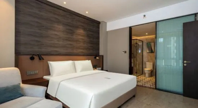 Семейный люкс Executive Atour X Hotel Suzhou Xiangcheng Huo Li Dao Subway Station
