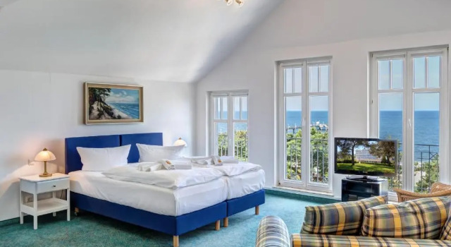 Студия Haus Seeblick Hotel Garni & Ferienwohnungen