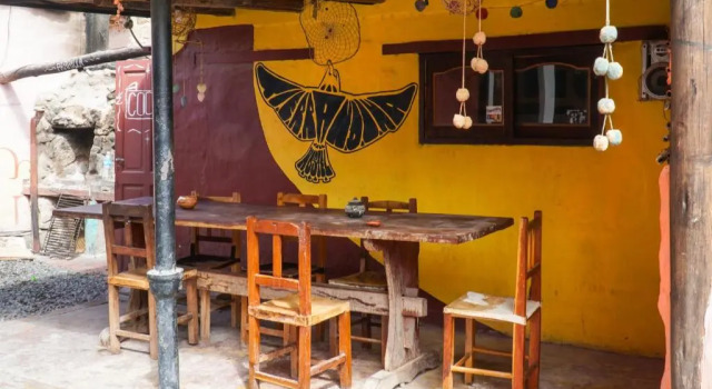 Кровать в общем номере Tierra Andina Hostel