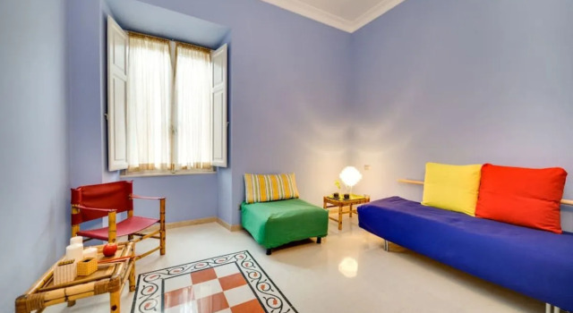 Nice & Colorful 1bed Flat - up to 5 Guests!, Забронировать Отель Сан-Джованни Рим, рядом с Ослиные ворота