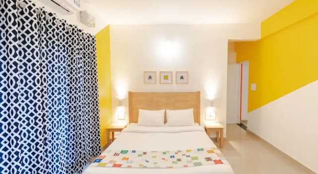 Номер Standard OYO 19503 Home Designer 2BHK Arpora