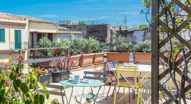 Апартаменты c 1 комнатой Terrazza dei Colori Alla Kalsa by Wonderful Italy