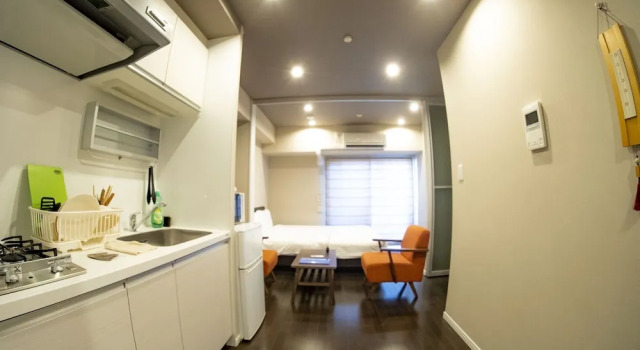 Апартаменты Deluxe Sakimoto Residence Namba Minami