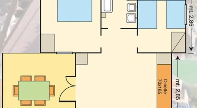 Номер Standard с 2 комнатами Villaggio Camping Duca Amedeo