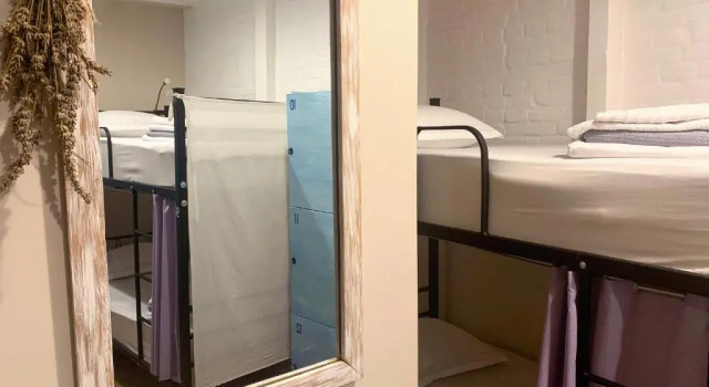 Кровать в общем номере (женский номер) Hostel 47