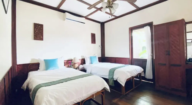 Двухместный номер Standard с балконом и с видом на сад Villa de Mekong