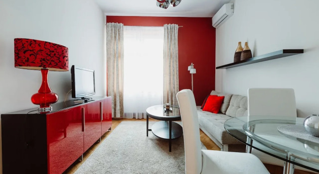 Четырёхместные апартаменты c 1 комнатой с балконом 4Seasons﻿ Apartments Cracow