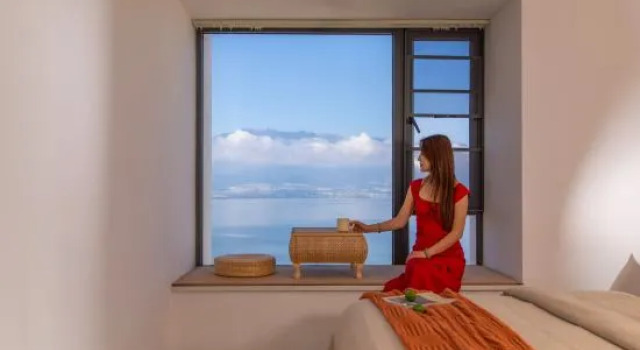 Люкс с 2 комнатами с видом на море Yiyuan Shanhai｜Seaview Holiday Villa B&B (Dali Airport Branch)
