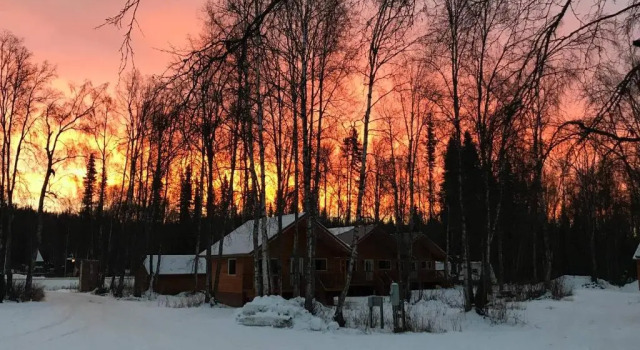 Апартаменты Riverside Cabins at Susitna River Lodge