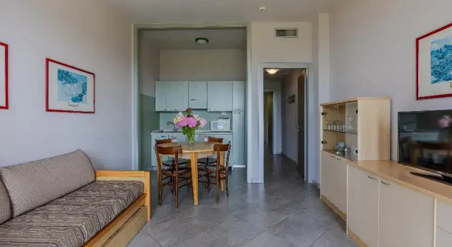 Апартаменты c 1 комнатой с красивым видом из окна Residence San Michele