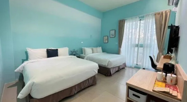 Четырёхместный номер Comfort 禾旅宿Ho Hostel 墾丁夢幻島