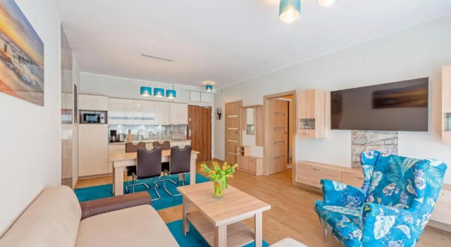 Апартаменты c 1 комнатой Komfortowe Apartamenty Sun Seasons 24 w Pogorzelicy Blisko Morza by Noclegi Renters