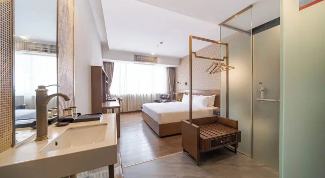 Двухместный номер Comfort Xicheng Hotel Guangzhou Baiyun Mamu Subway Station Branch