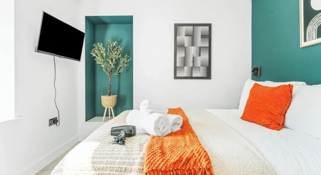 Boho Vista| Stylish Central1BR Flat in Cardiff Bay