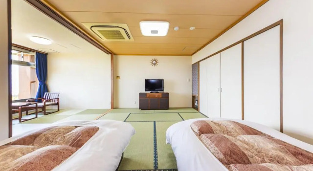 Двухместный номер Japanese-Style с видом на море Umino Hotel Hajime
