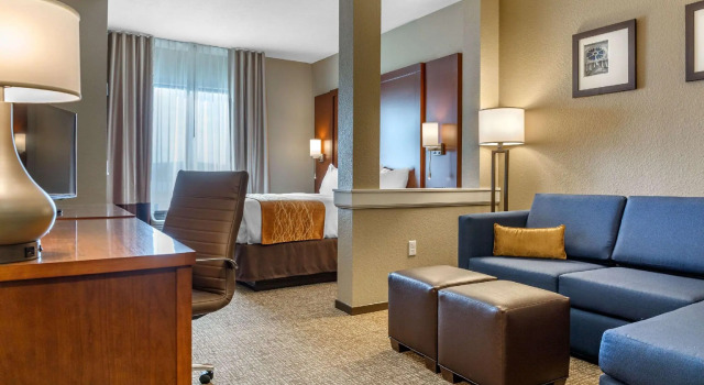 Двухместный люкс Comfort Inn & Suites Boise Airport