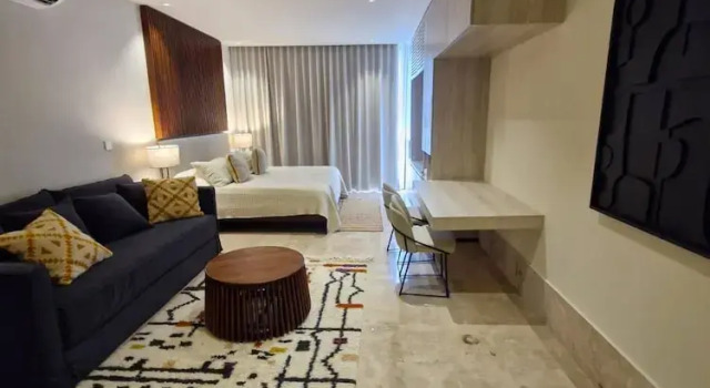 Апартаменты Beatiful Loft in Puerto Morelos Beach Front 9-4