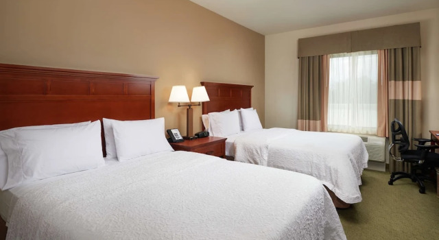 Четырёхместный номер Premium Hampton Inn and Suites Salem