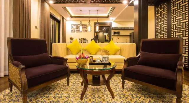 Вилла с 4 комнатами с видом на реку Koi Resort & Spa Hoi An