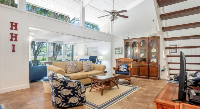 57 Woodbine Villas at The Sea Pines Resort, Забронировать Курортный отель Хилтон-Хед-Айленд Lowcountry, рядом с Поля для гольфа Heron Point and Ocean Course
