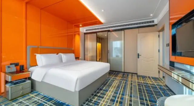 Люкс с 2 комнатами Belle Dongying Hotel (Fuqian Street Financial Port Branch)
