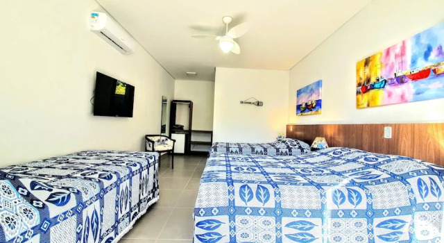 Четырёхместный номер Standard Brisa do Mar Barê Praia Hotel - Praia de BAREQUEÇABA