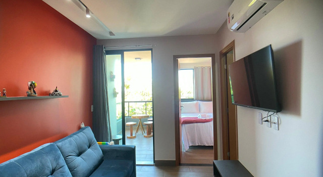 Ap 1 qto Porto de Galinhas, Lazer com Piscina - Villa Oceanica 305