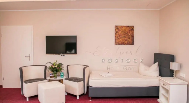 Трёхместный номер Standard Stadtperle Rostock