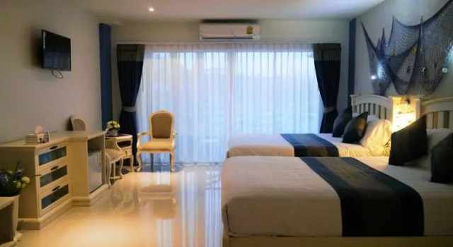 Семейный номер Standard с балконом и с красивым видом из окна Ancora Blu Boutique Hotel