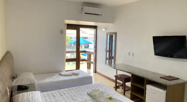 Одноместный номер Deluxe с балконом и с видом на бассейн Brisa da Praia Park Hotel