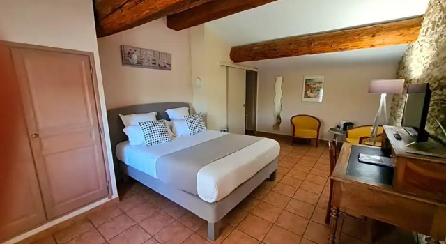 Lüks oda Logis Hotel La Bastide St Bach
